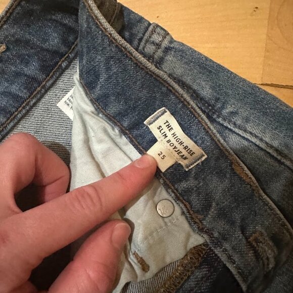 Madewell High-rise Slim Boy Jean - Picture 4 of 4